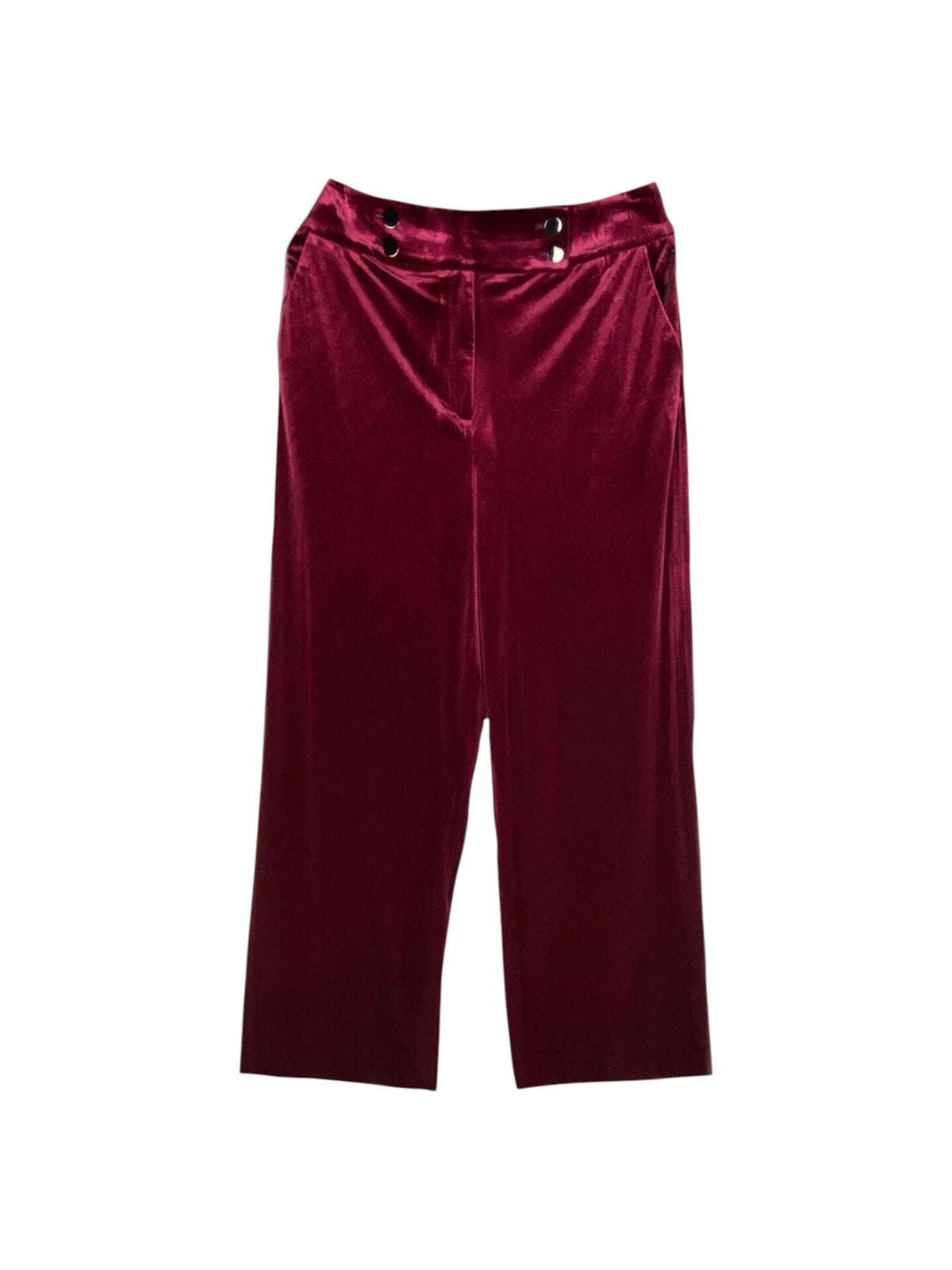 Image for Women's Velour Classic Pants,Burgundy