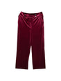 Image for Women's Velour Classic Pants,Burgundy