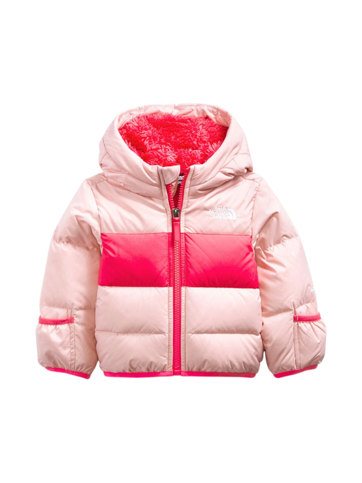 Image for Kids Girl's Quilted Colorblocked Jacket,Pink