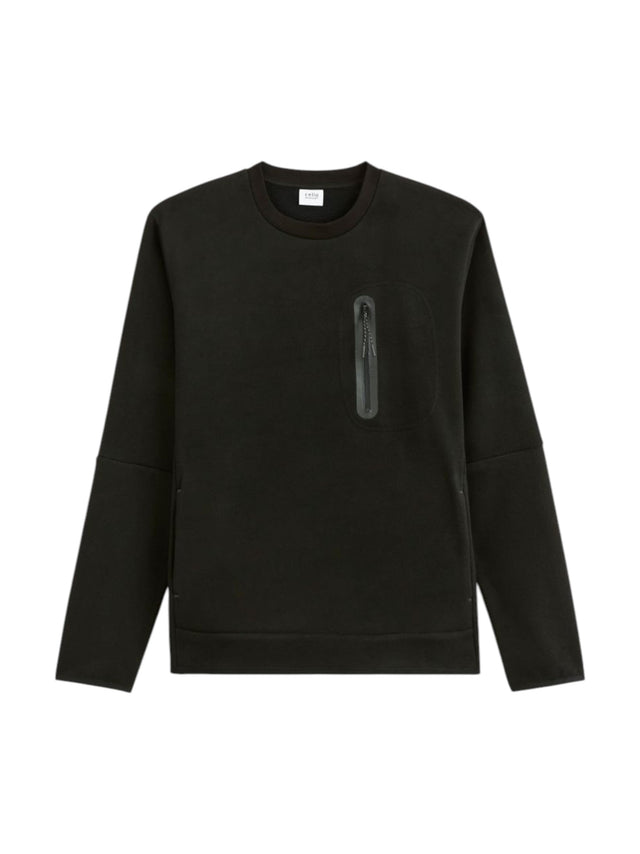 Image for Men's Plain Sweaters,Black