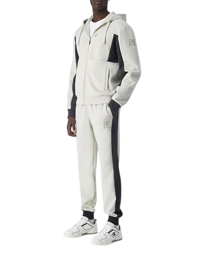 Image for Men's Colorblocked Set,Light Beige\Dark Grey