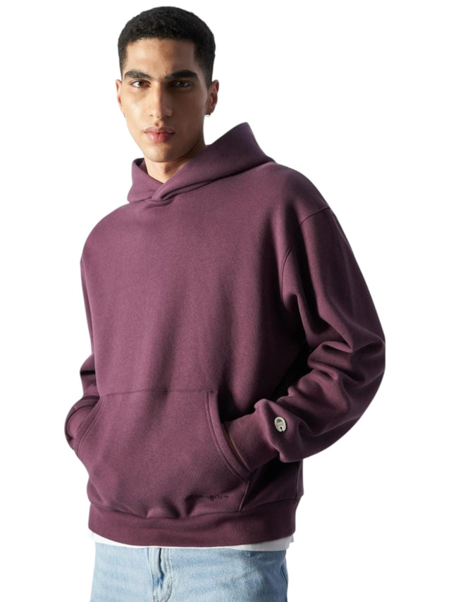 Image for Men's Plain Hoodie,Mauve