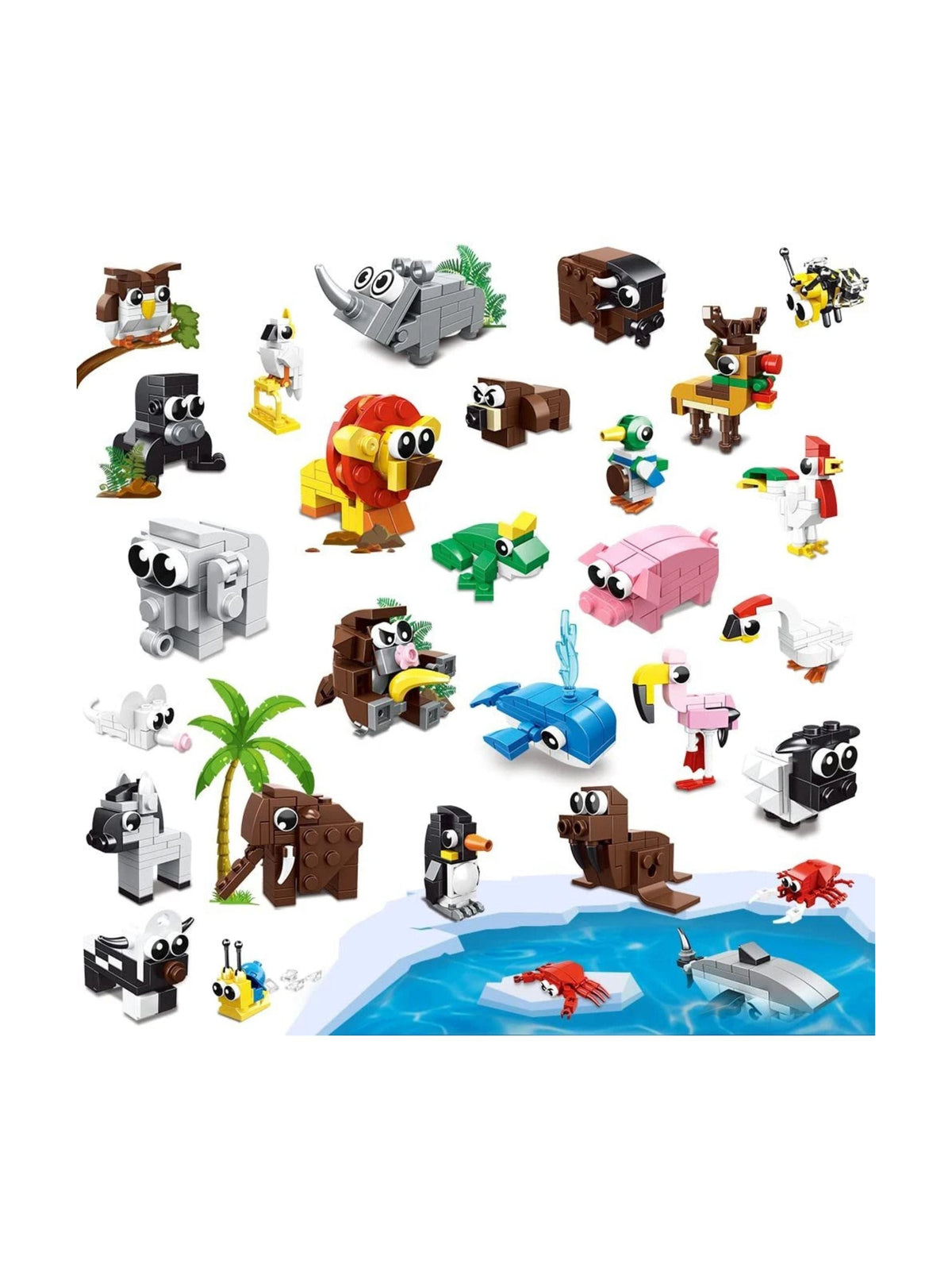 Image for Animals Building Blocks Set