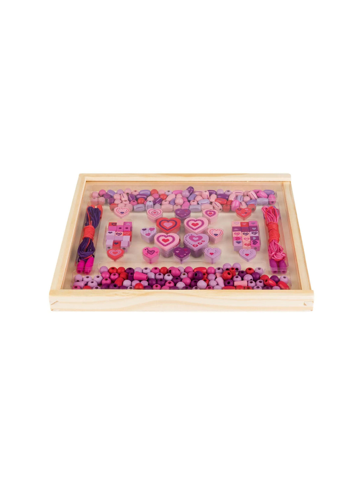 Image for Wooden Beads (Hearts)