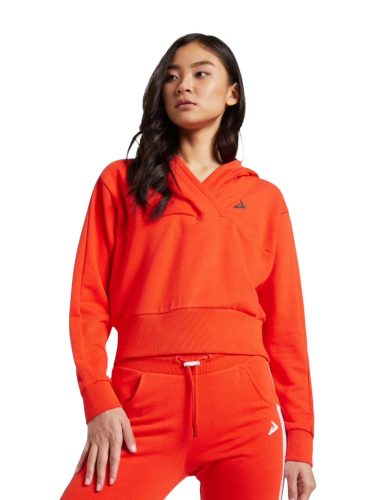 Image for Women's Plain Solid Hoodie,Orange