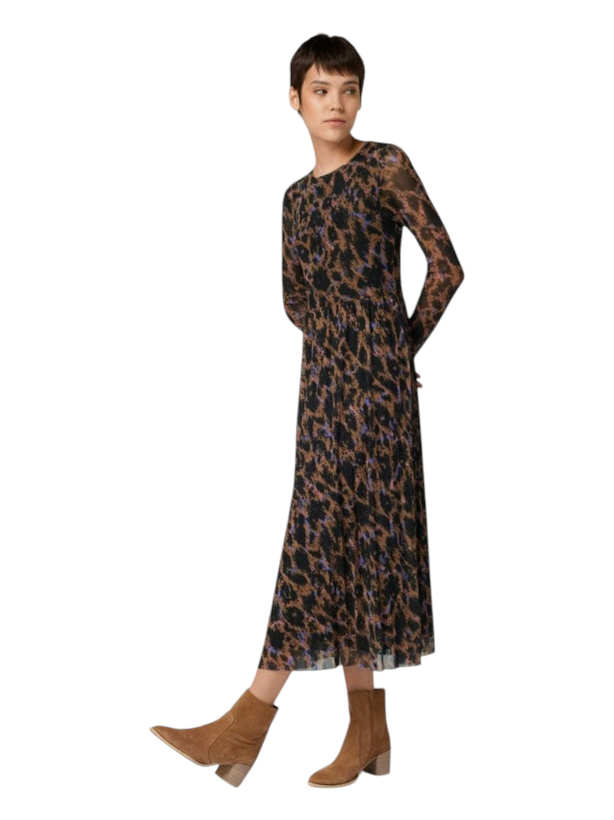 Image for Women's Printed Dress,Multi