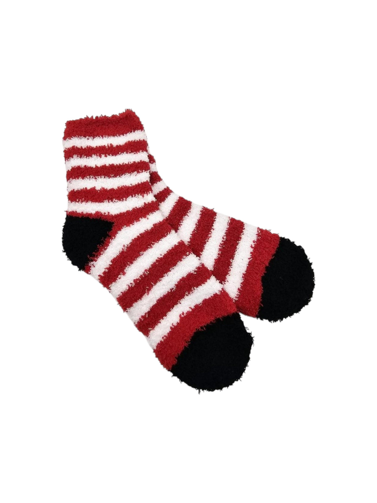 Image for Kids Girl's Faux Fur Striped Socks,Multi