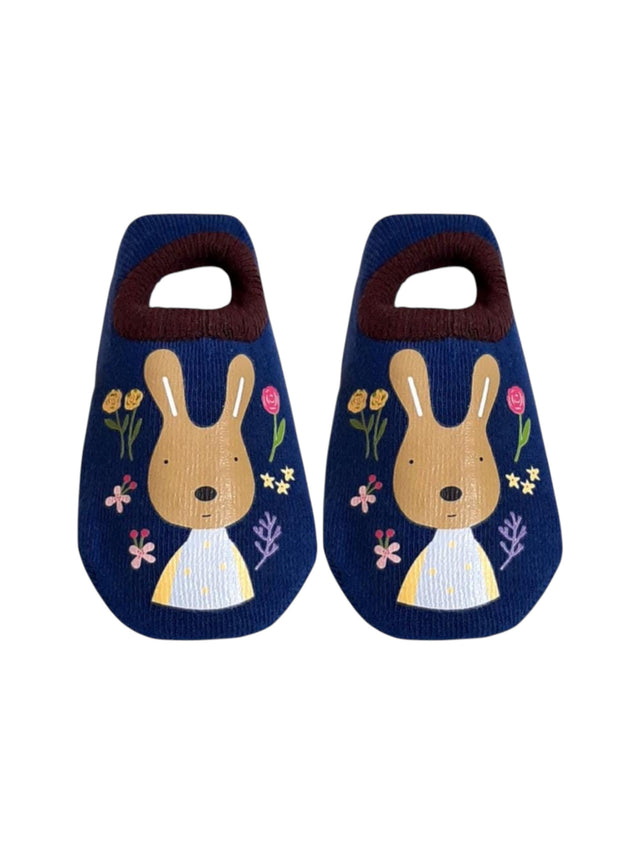 Image for Kids Girl's Printed Knitted Socks,Navy