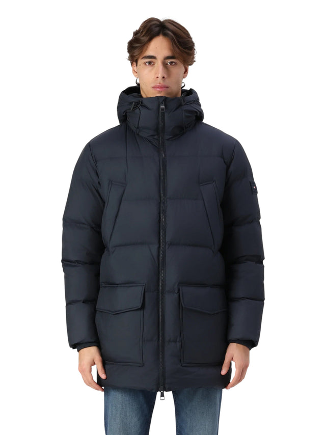 Image for Men's Quilted Jacket,Navy