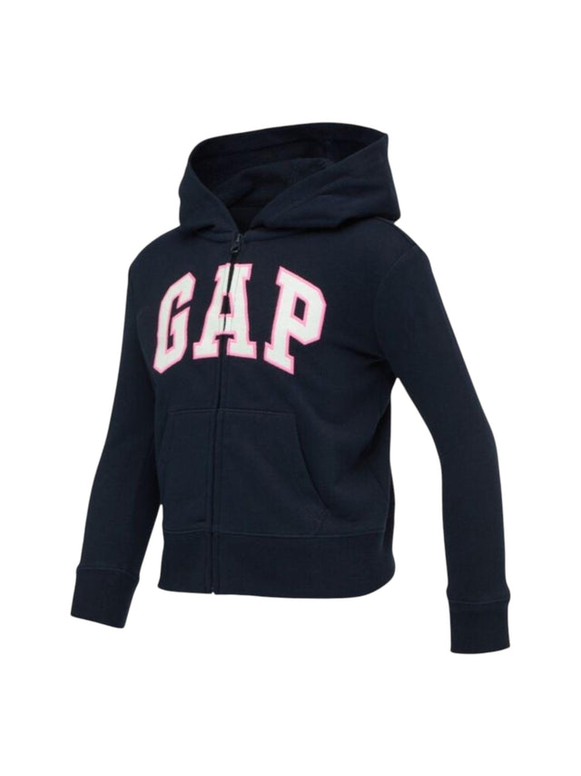 Image for Kids Girl's Brand Logo Hoodie,Navy