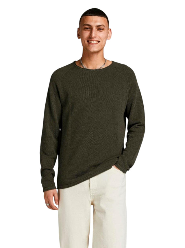Image for Men's Knitted Sweaters,Olive