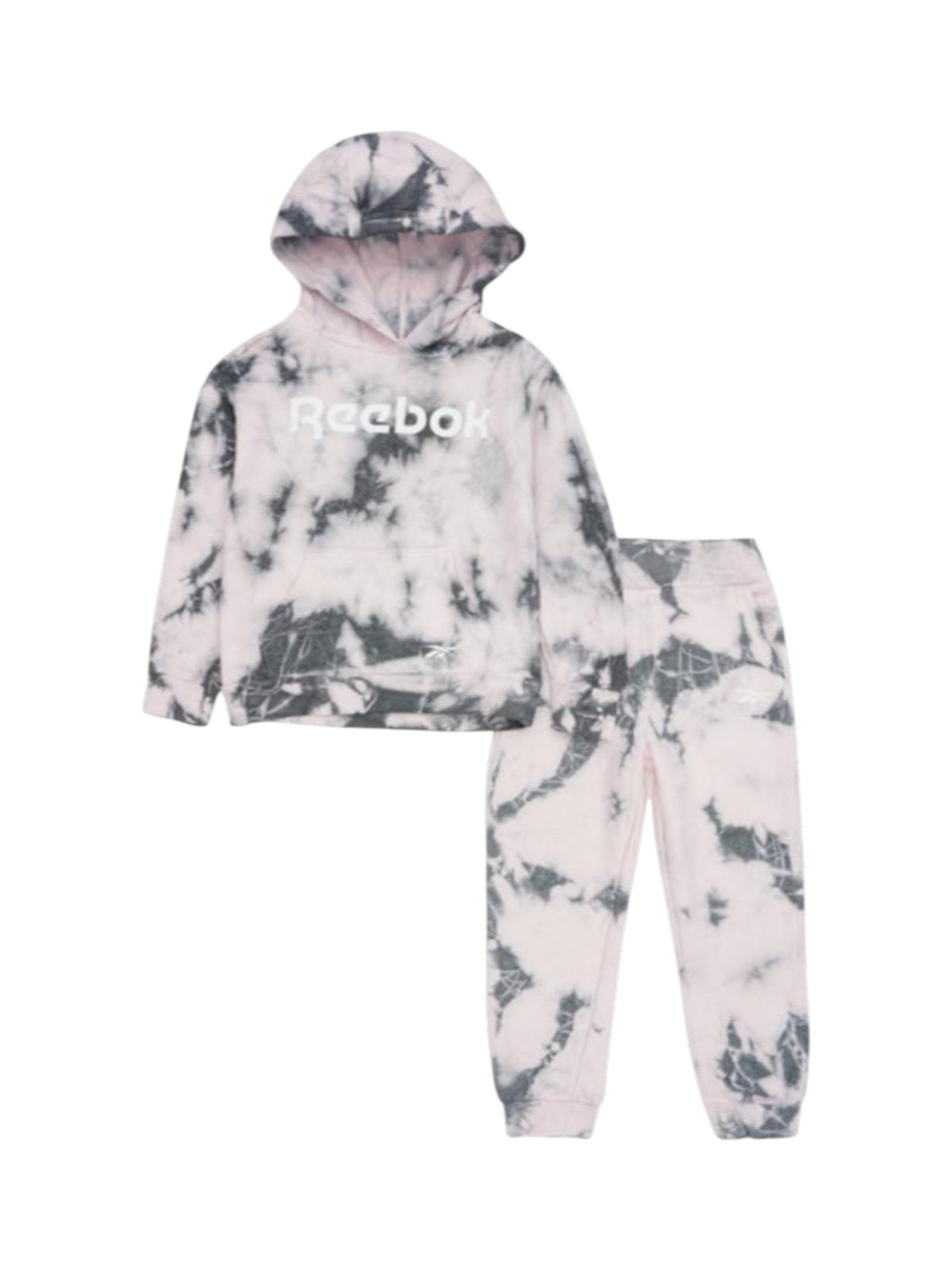 Image for Kids Girl's Printed Pajama Set Hoodie&Pant,Rose