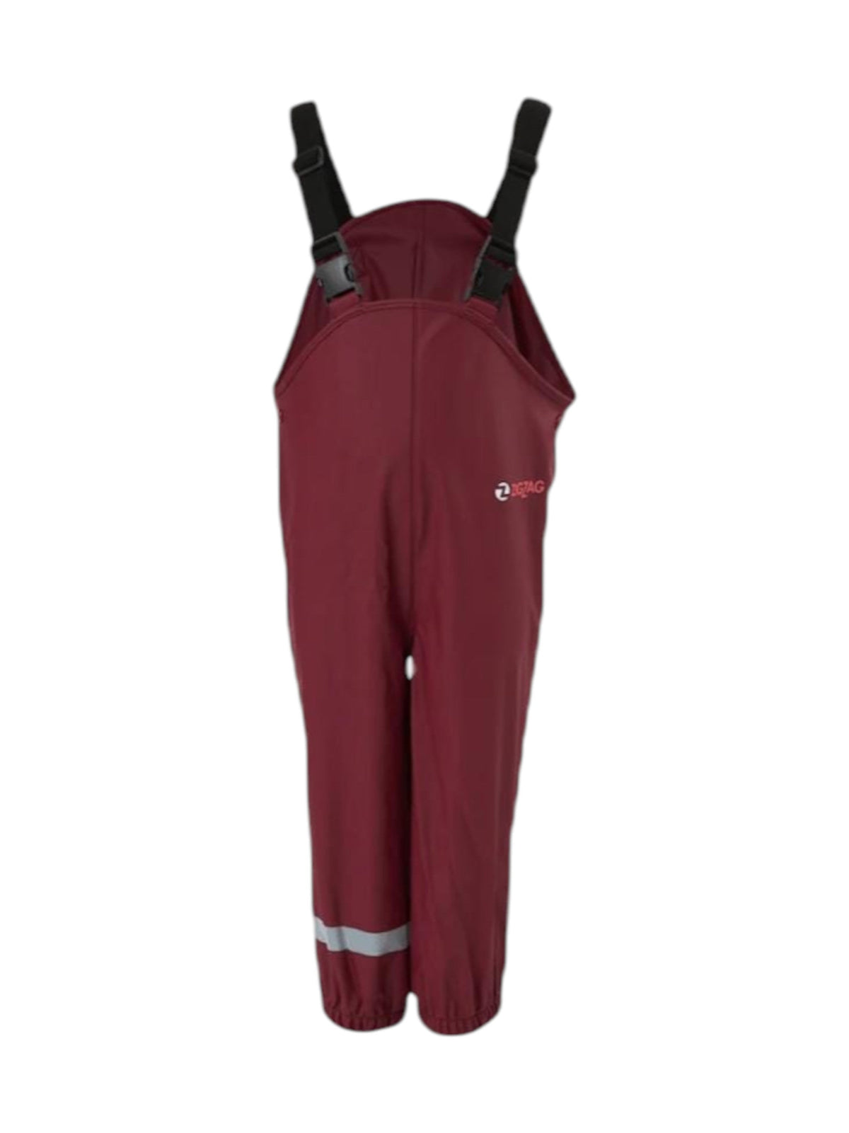 Image for Kids Girl's Plain Waterproof Rain Jumpsuit,Burgundy