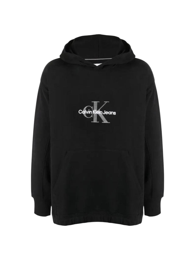 Image for Men's Brand Logo Printed Hoodie,Black