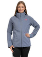 Image for Women's Plain Solid Jacket,Grey