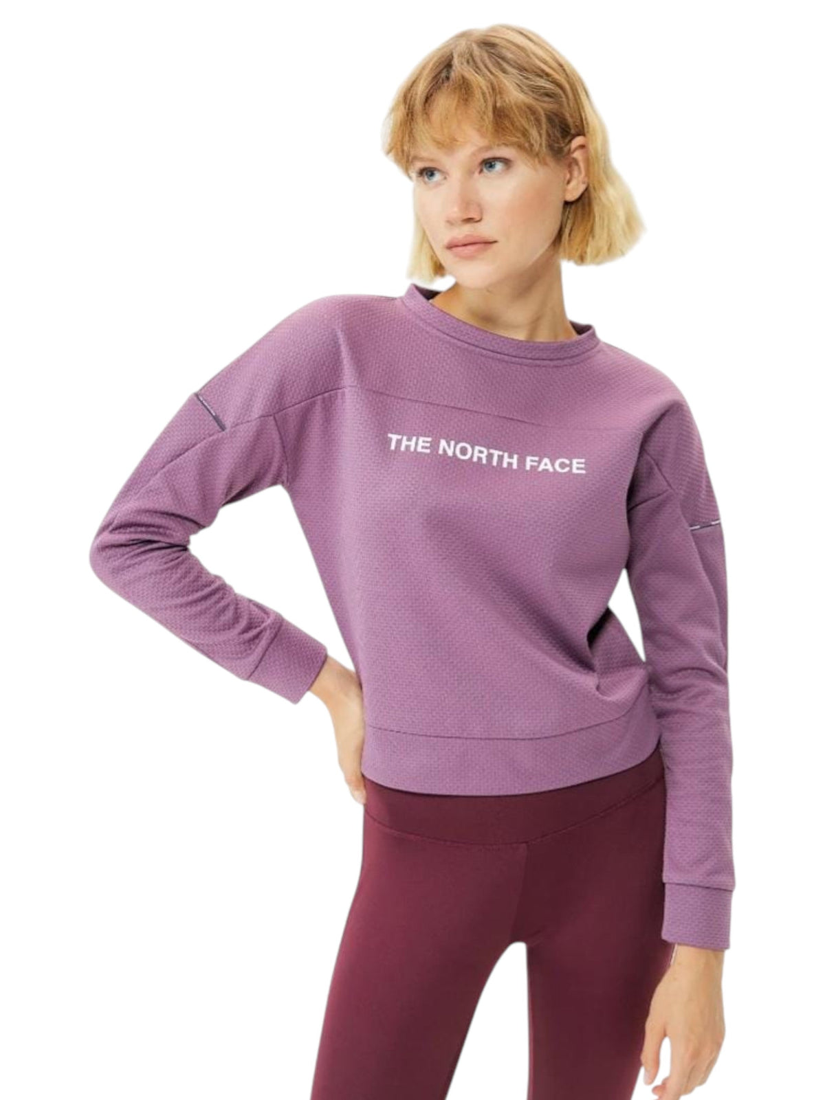 Image for Women's Textured Sweaters,Purple