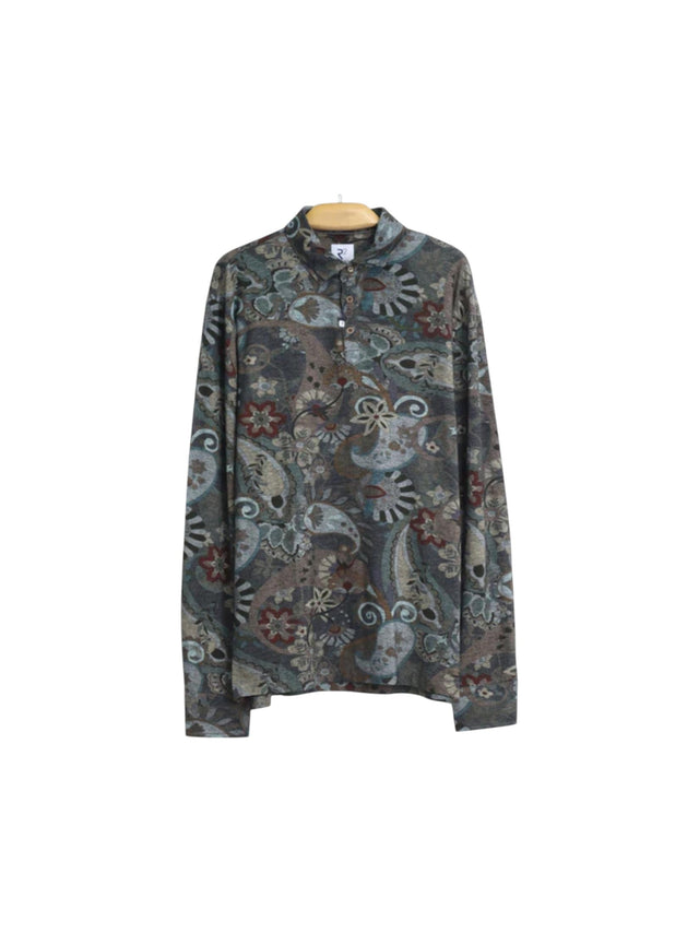 Image for Men's Floral Printed Top,Multi