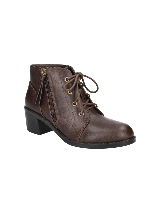 Image for Women's Plain Ankle Boots,Brown