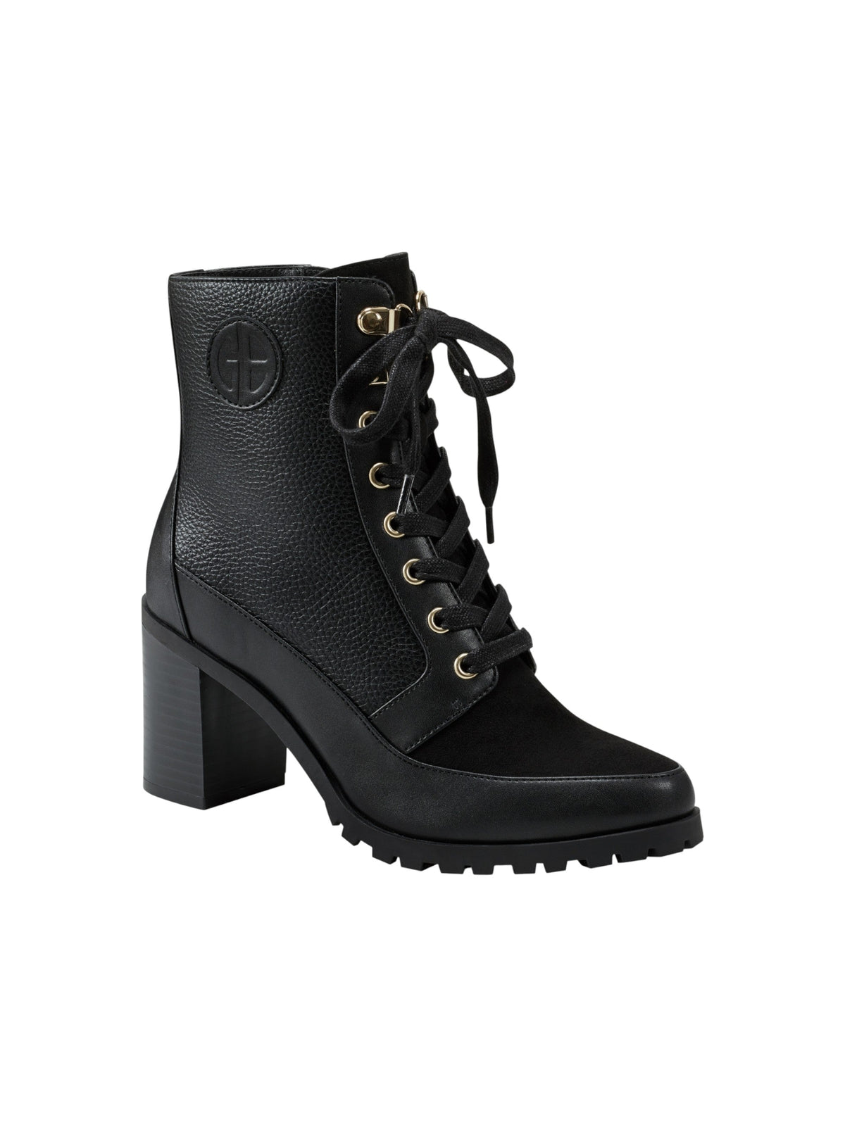 Image for Women's Plain Ankle Boots Heels,Black