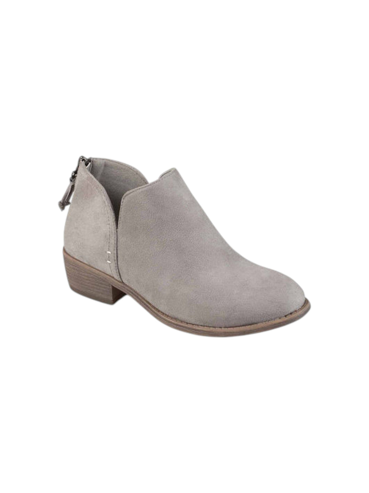 Image for Women's Plain Low Cut Ankle Boots,Grey