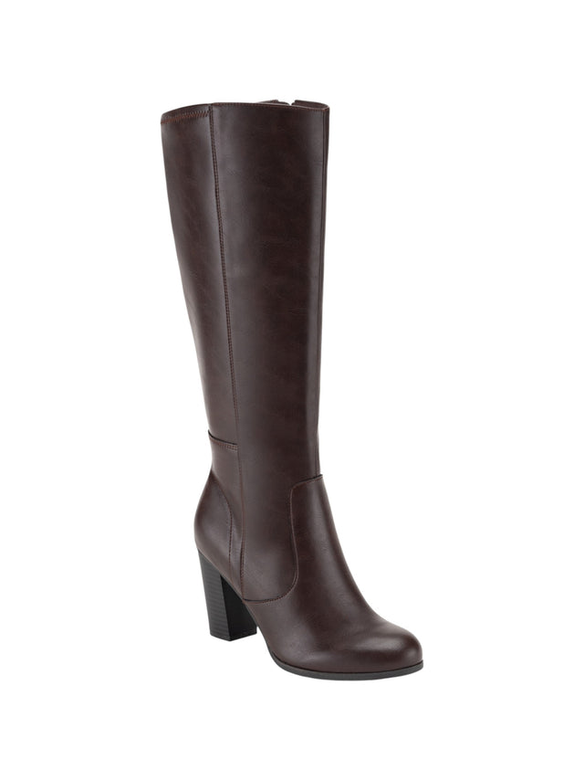 Image for Women's Plain Knee High Boots Heels,Brown