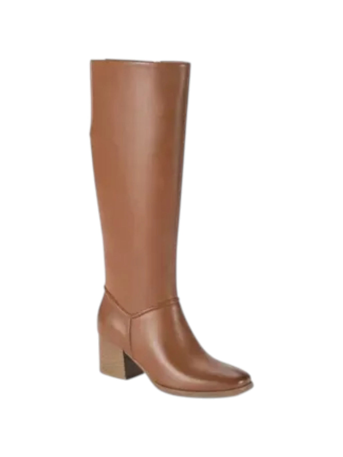 Image for Women's Plain Knee High Ankle Boots Heels,Brown
