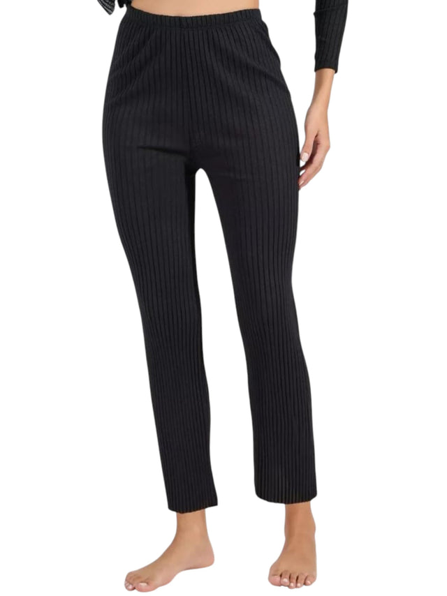 Image for Women's Ribbed Pant,Black
