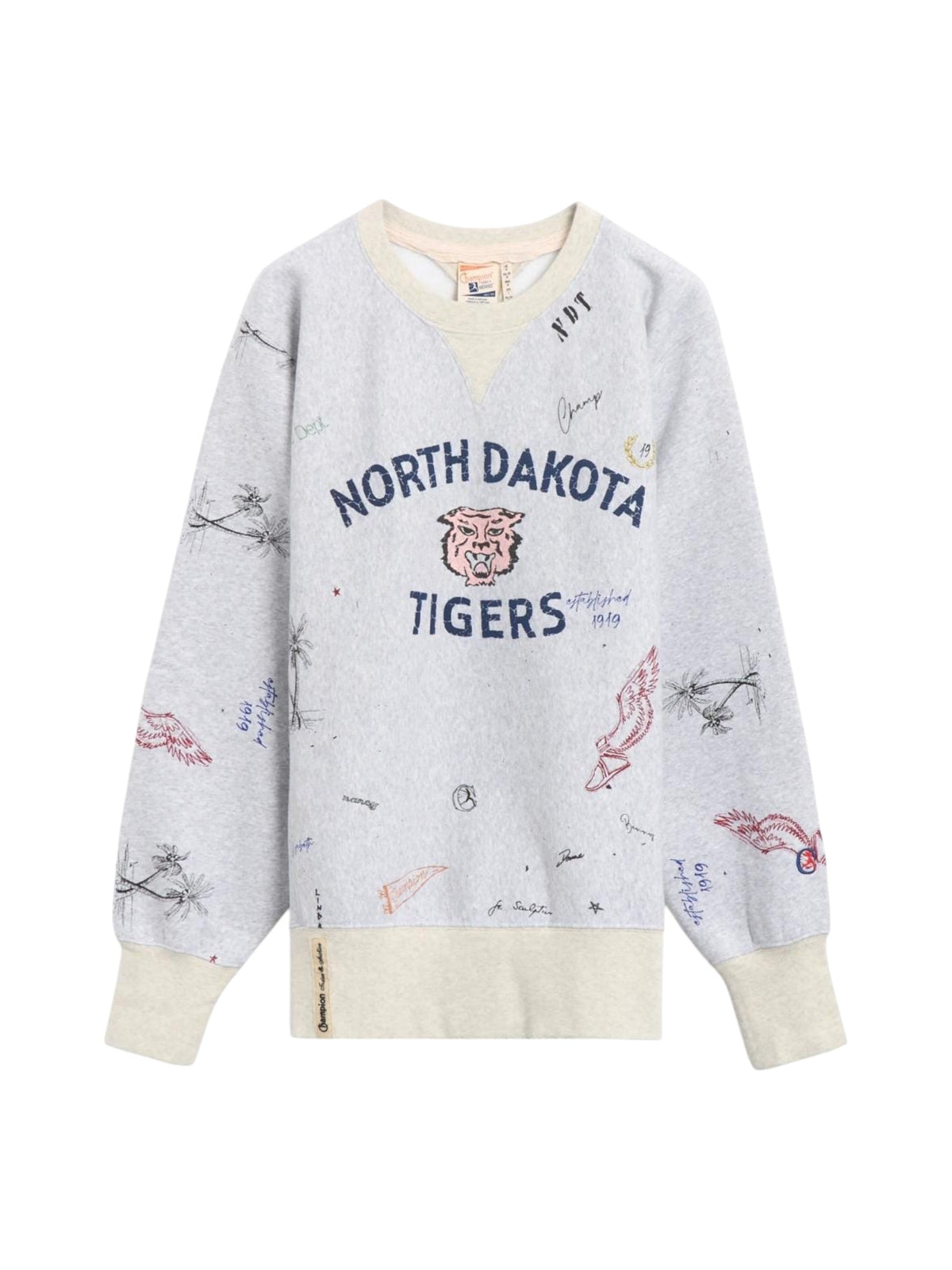 Image for Men's Printed Sweaters,Grey