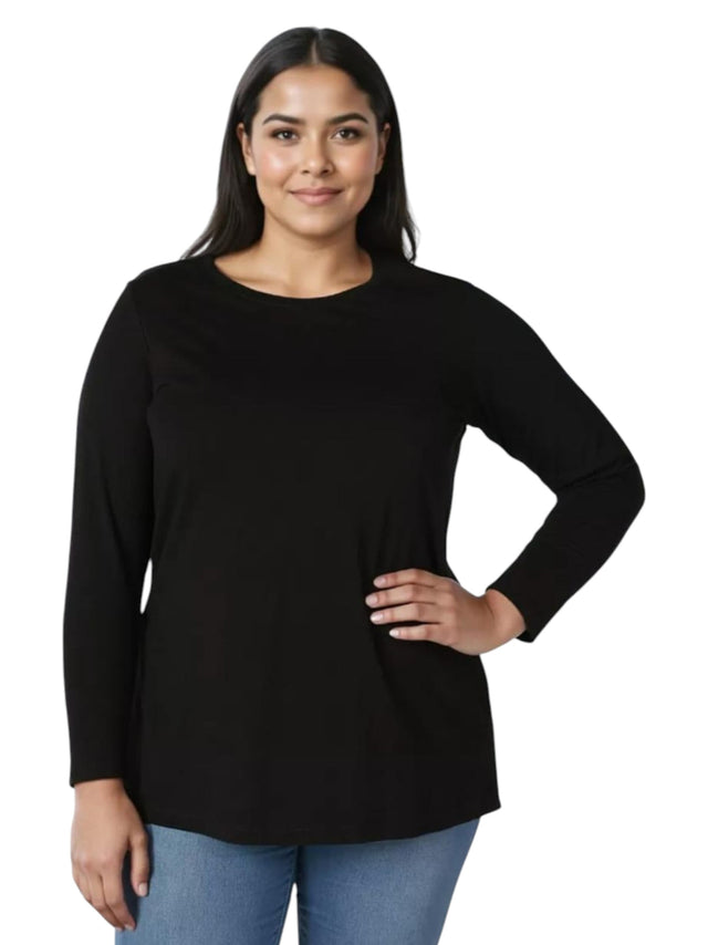 Image for Women's Plain Top,Black