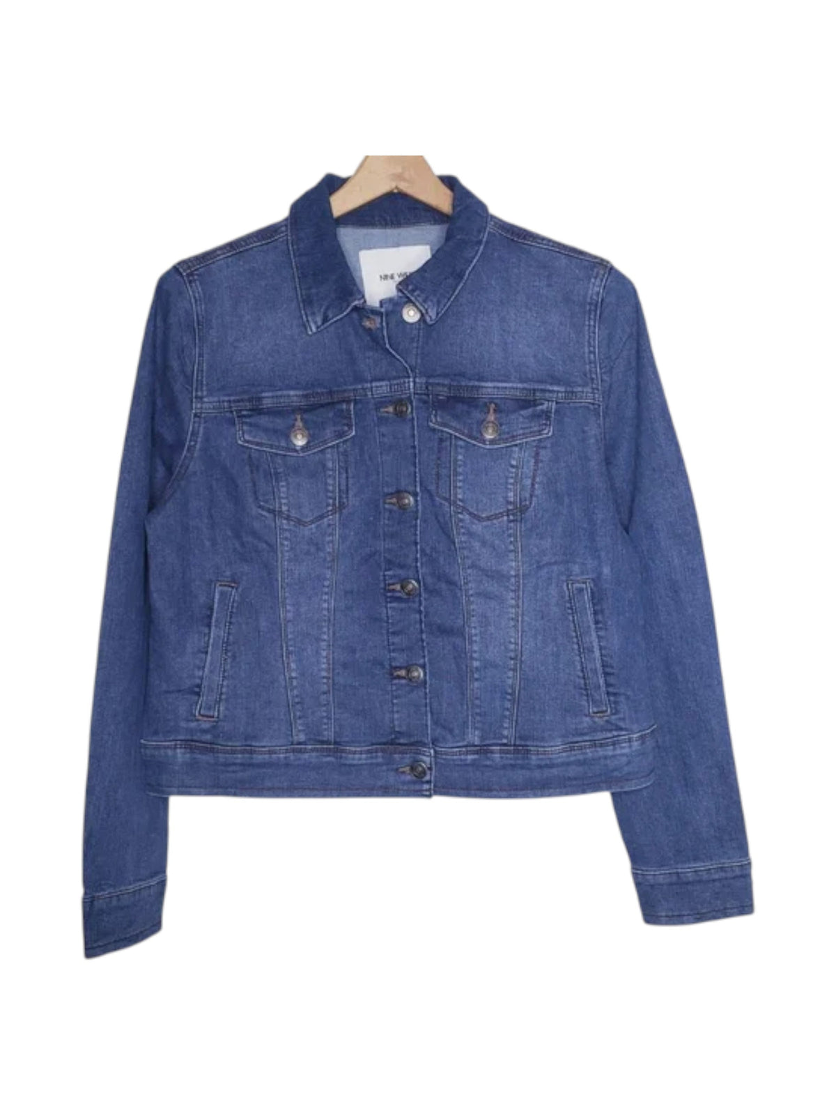 Image for Kids Girl's Plain Jeans Jacket,Navy