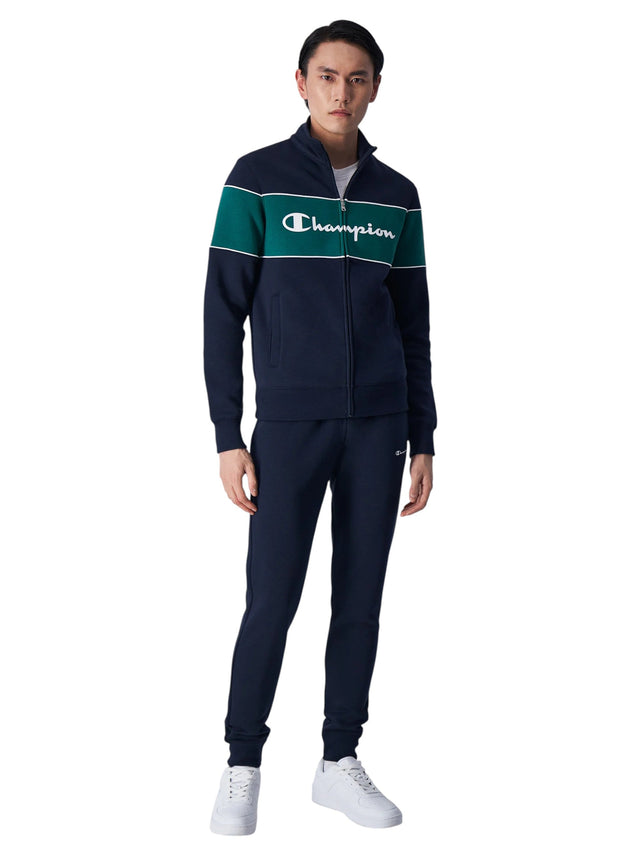 Image for Men's Colorblocked Pajama Set,Navy