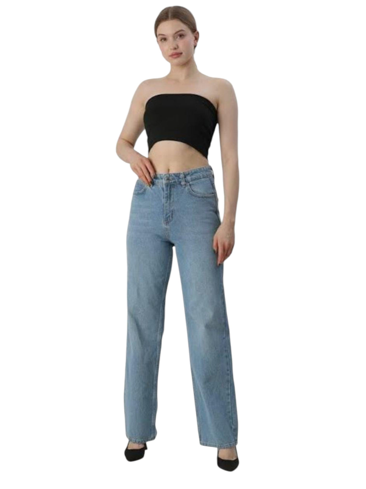 Image for Women's Plain Jeans,Blue