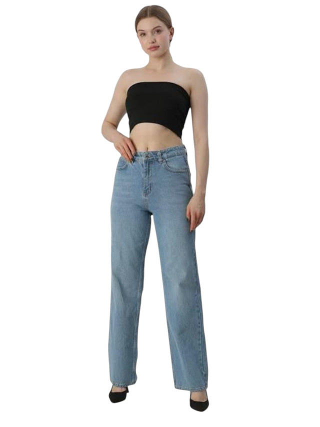 Image for Women's Plain Jeans,Blue