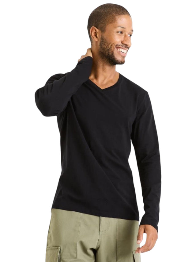 Image for Men's Plain Top,Black