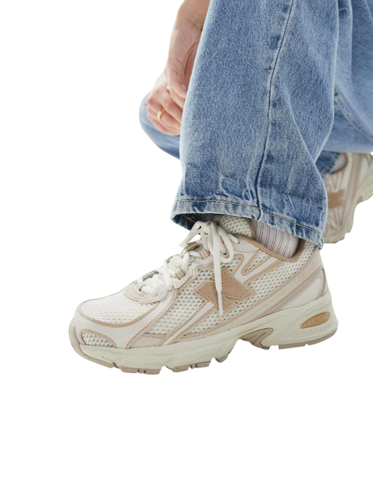 Image for Women's Textured Running Shoes,Light Beige