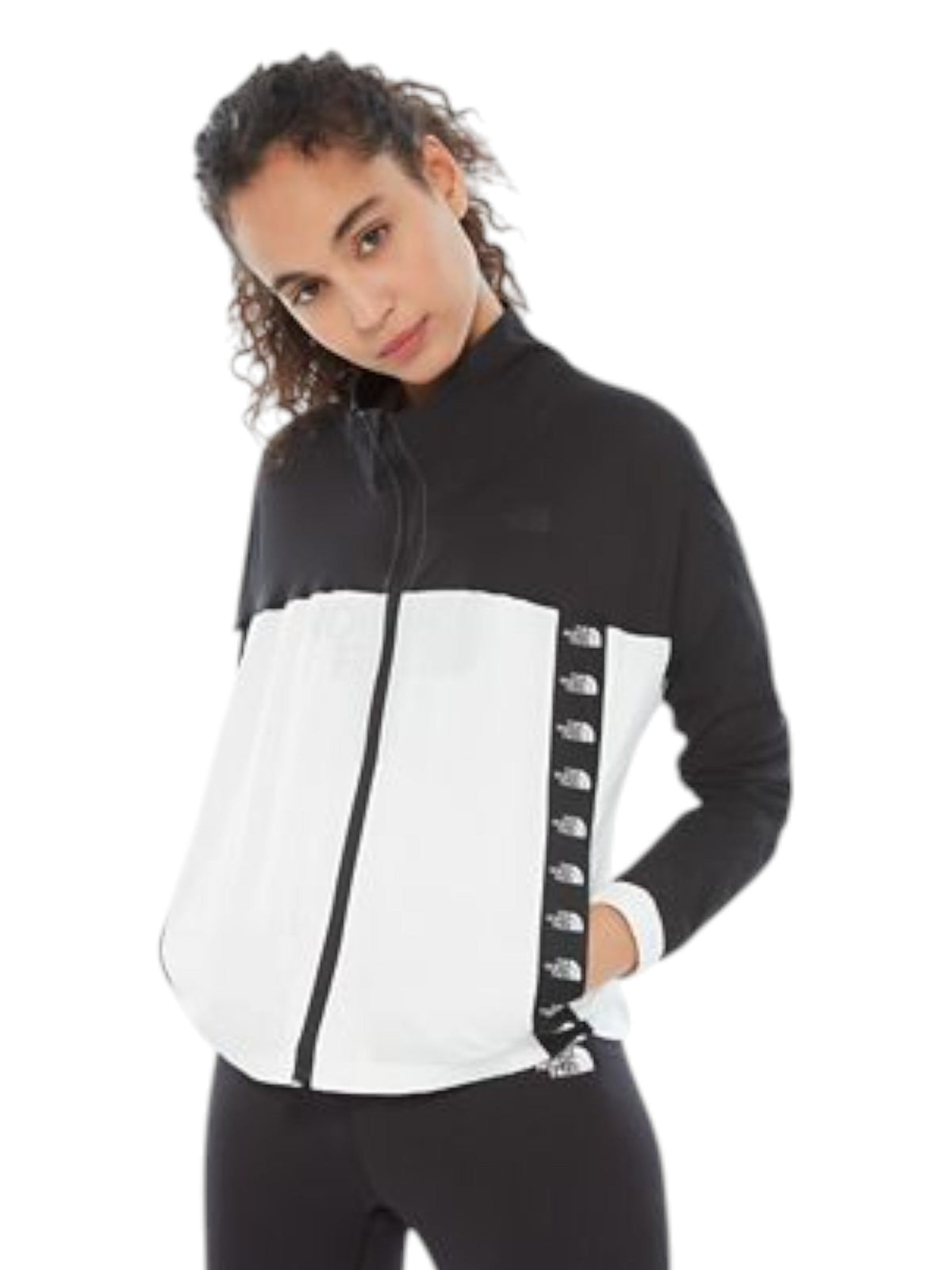 Image for Women's Colorblocked Sport Jacket,Black