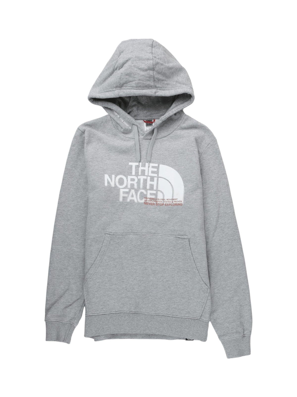 Image for Men's Logo Printed Hoodie,Grey