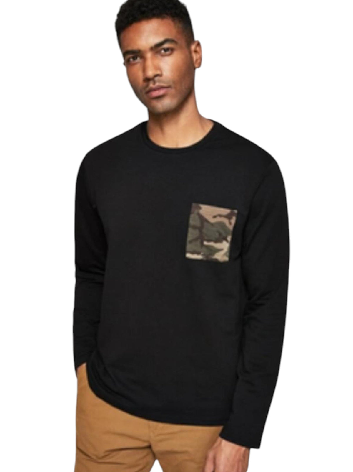 Image for Men's Plain Top,Black