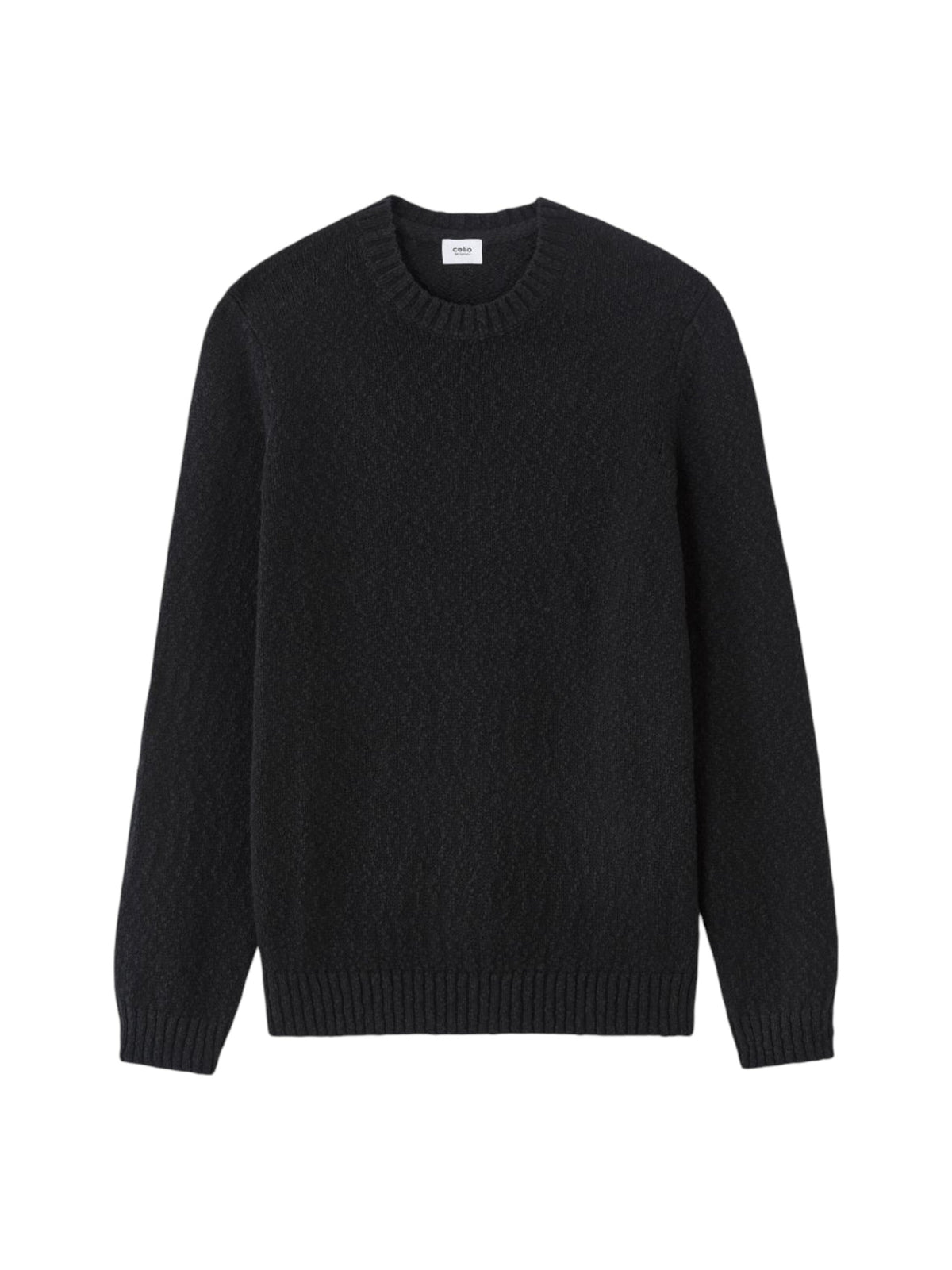 Image for Men's Knitted Sweaters,Black