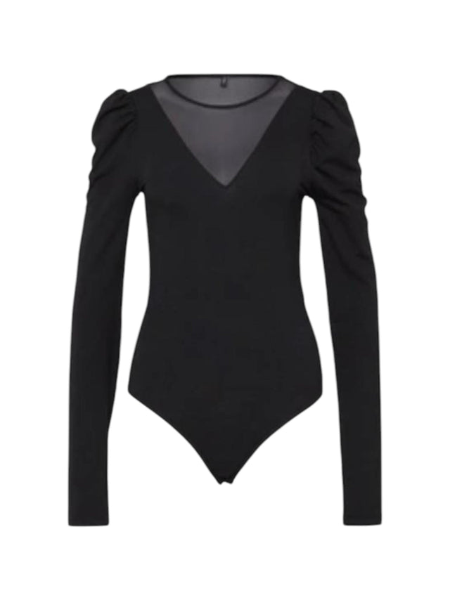 Image for Women's Plain Bodysuit,Black