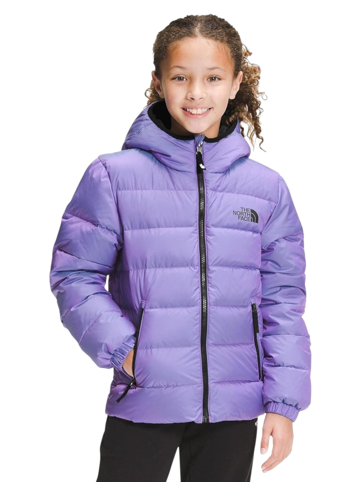 Image for Kids Girl's Quilted Jacket,Purple