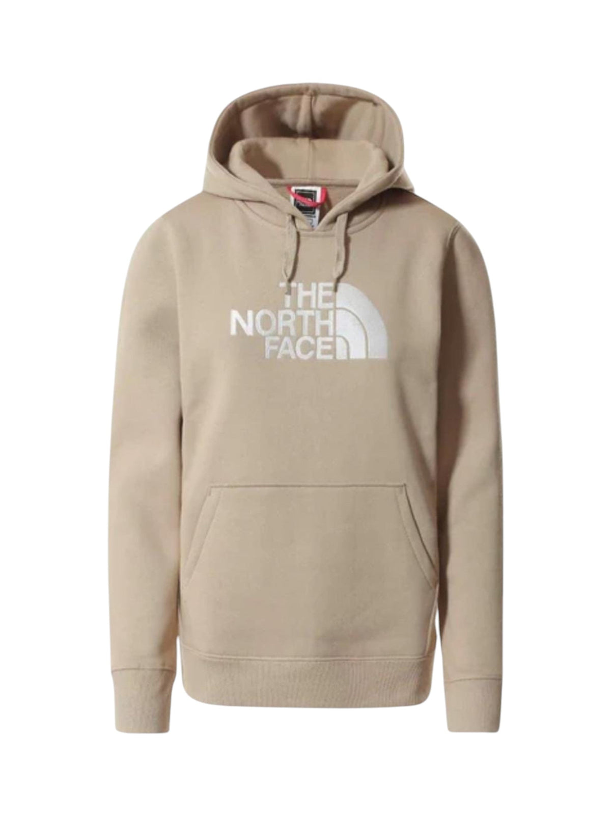 Image for Women's Brand Logo Embroidered Hoodie,Beige