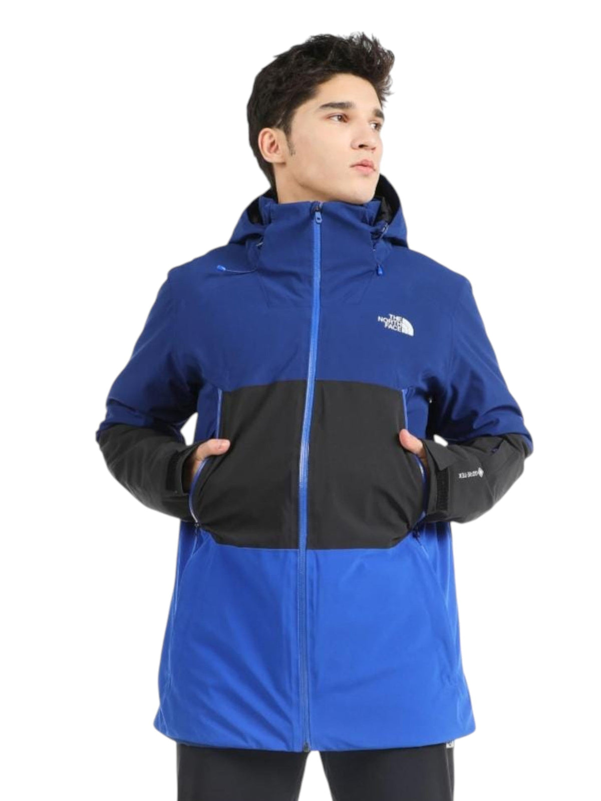 Image for Men's Colorblocked Quilted Jacket,Blue