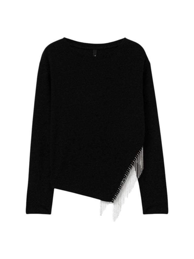Image for Women's Knitted Top,Black