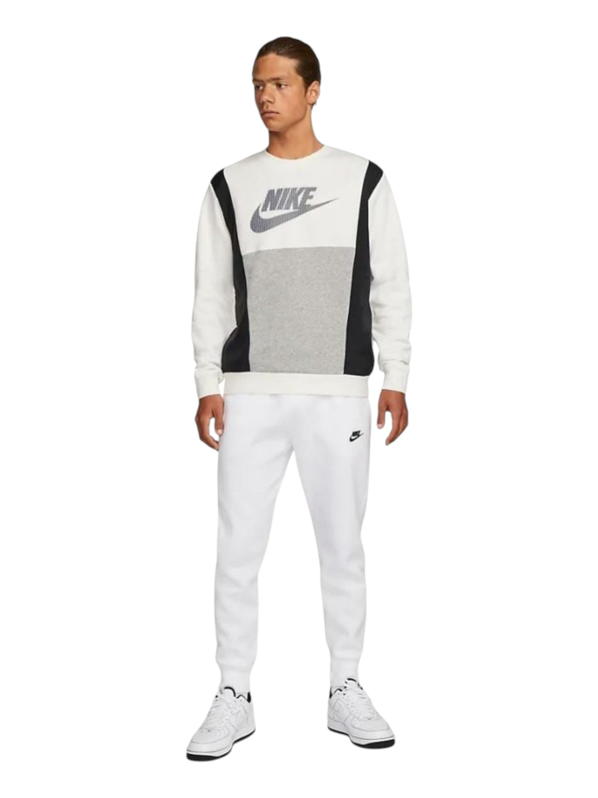 Image for Men's Colorbocked Sweaters,White