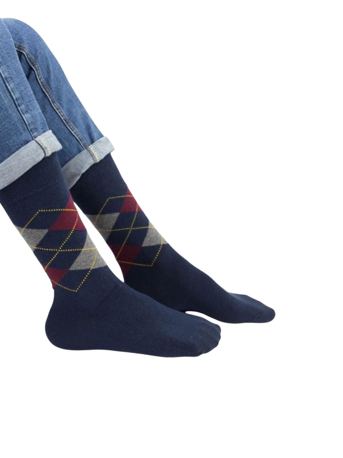 Image for Men's Knitted Socks,Navy