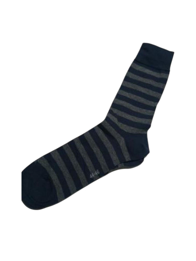 Image for Men's Striped Knitted Socks,Navy