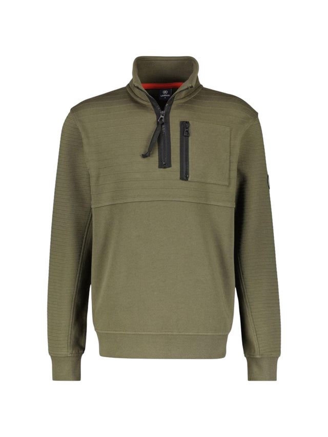 Image for Men's Textured Sweaters,Olive