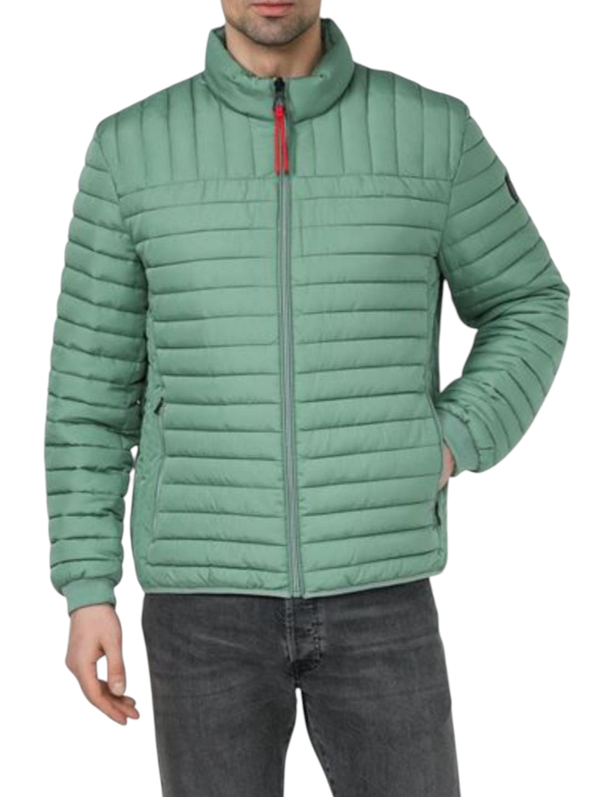 Image for Men's Quilted Jacket,Green