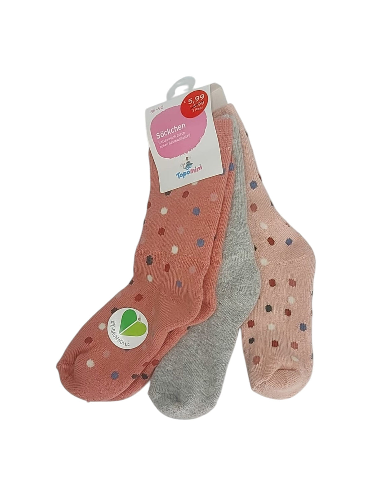 Image for Kids Girl's Knitted Socks Set 3Pairs,Multi